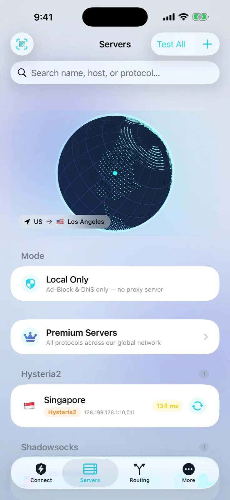 Rocket Proxy servers list